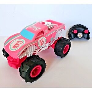 Barbie Hot Wheels RC Car Pink Monster Truck 2022 Mattel Tested WORKS 1894